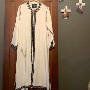 Rare Dezso by Sara Beltran kimono/caftan with egret design